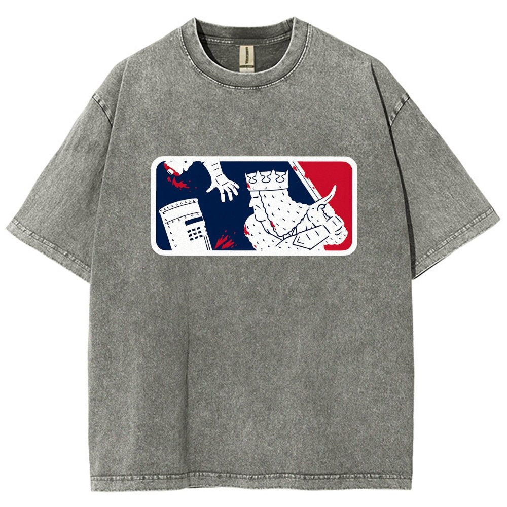 No-Pass League! Vintage Distressed T-shirt