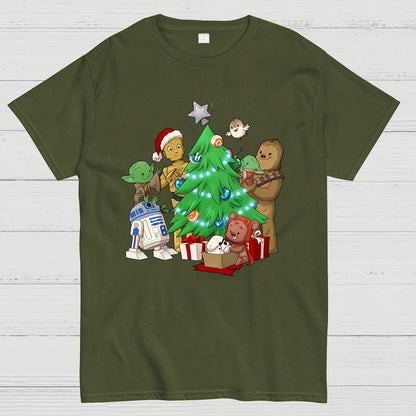 Christmas With Friends Geek T-Shirt