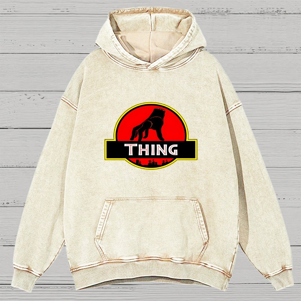 Thing Vintage Distressed Hoodie