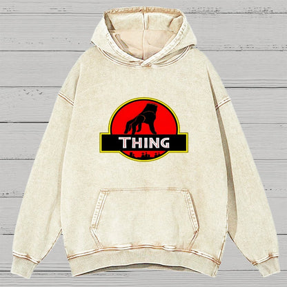 Thing Vintage Distressed Hoodie