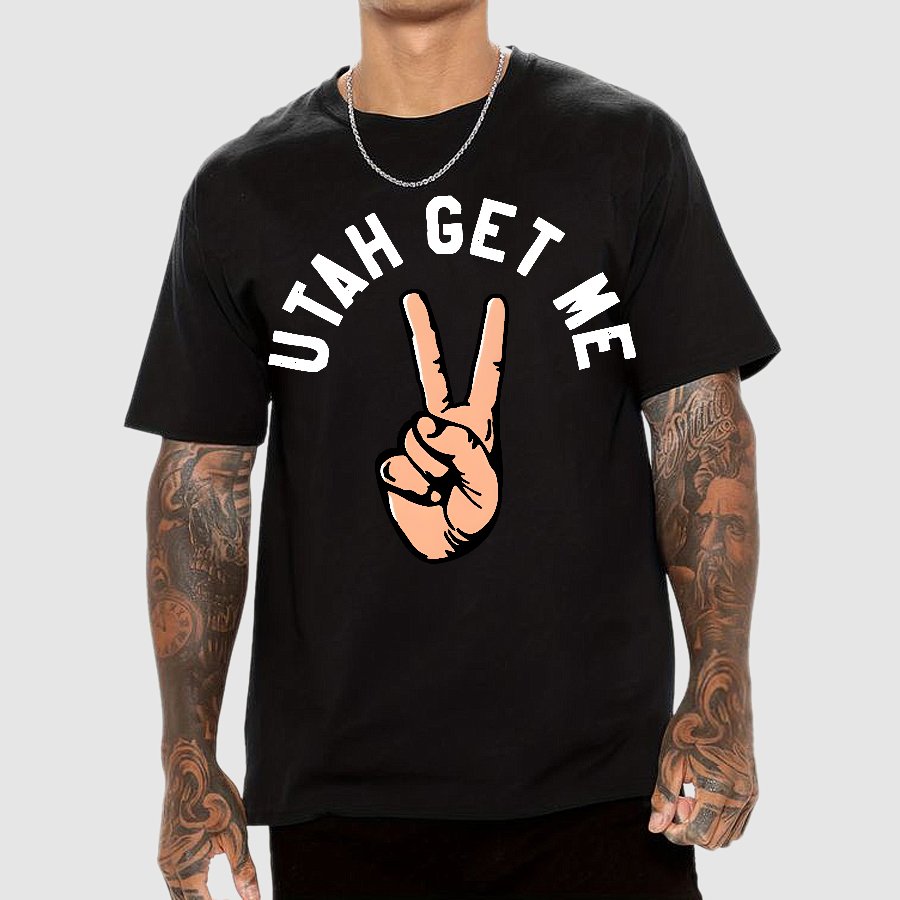 Utah Get Me Two Ocean Wave's Surf Shop Geek T-Shirt