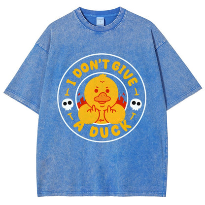 I Don’t Give A Duck Vintage Distressed T-shirt