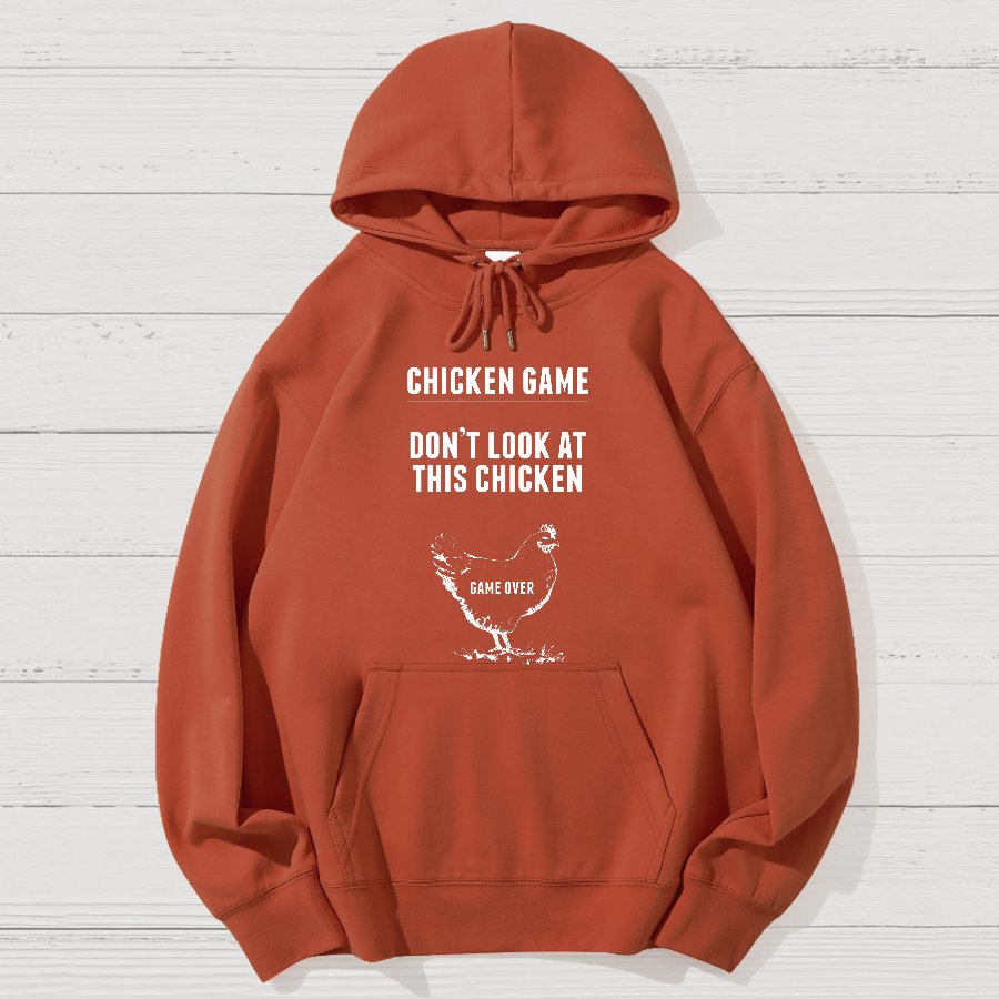 Chicken Game Nerd Geek Cotton Hoodie