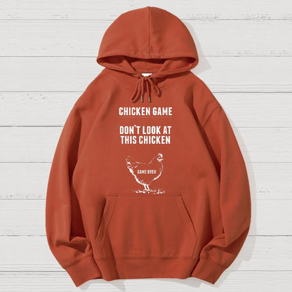 Chicken Game Nerd Geek Cotton Hoodie