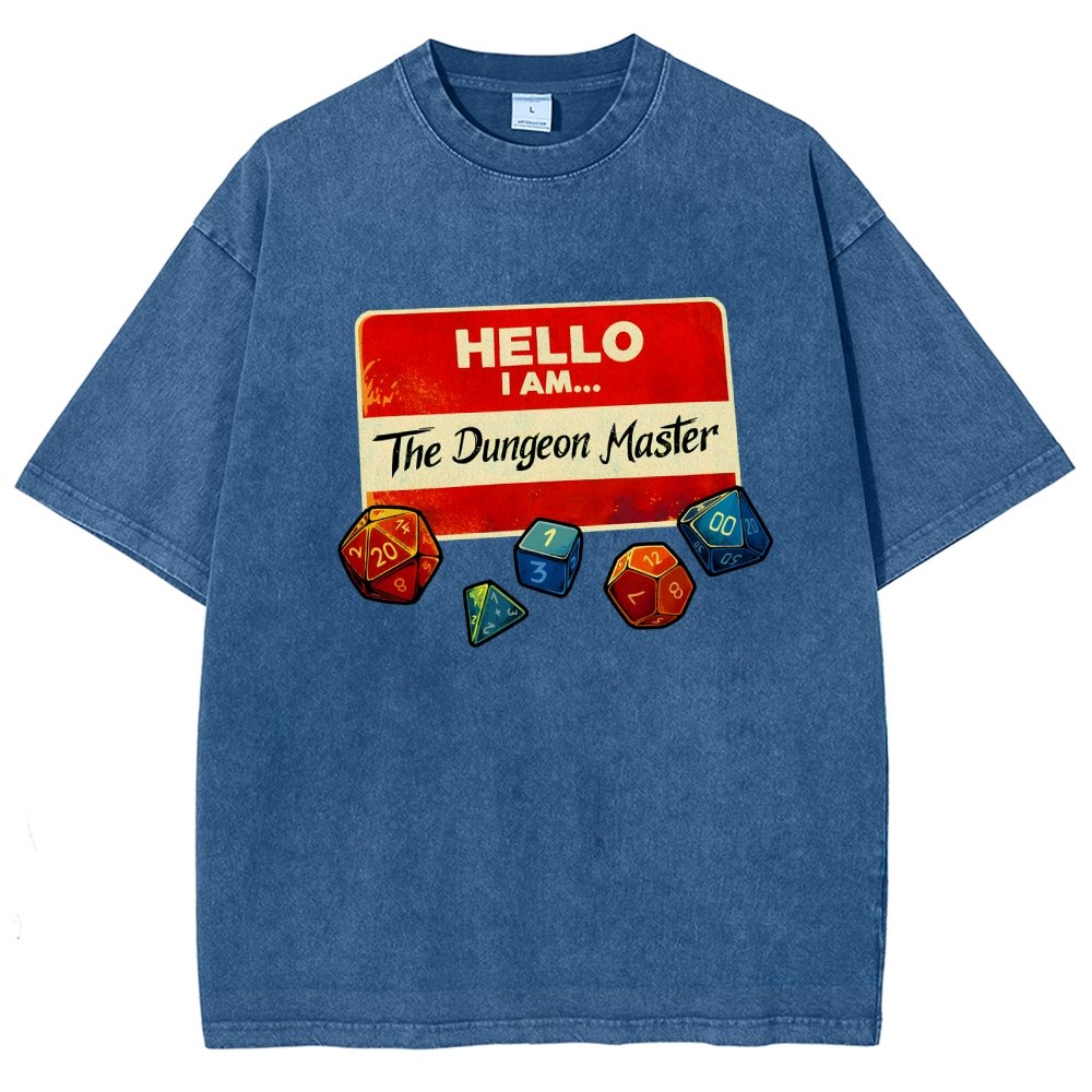 Hello I Am The Dungeon Master Vintage Distressed T-shirt