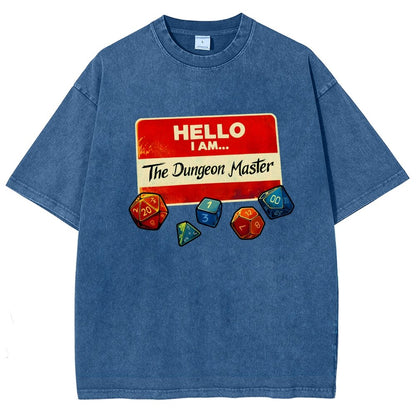 Hello I Am The Dungeon Master Vintage Distressed T-shirt