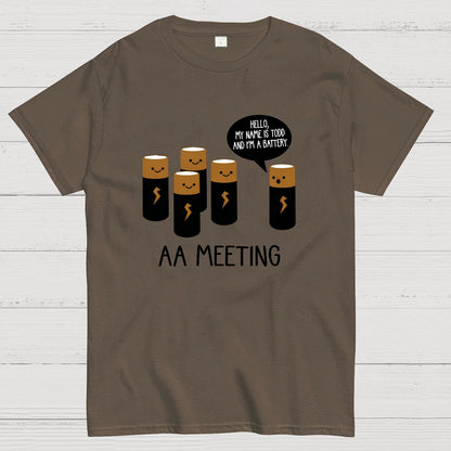 AA Meeting Nerdy T-Shirt