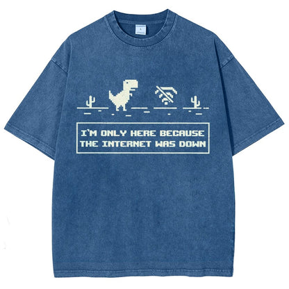 Offline Dino Vintage Distressed T-shirt
