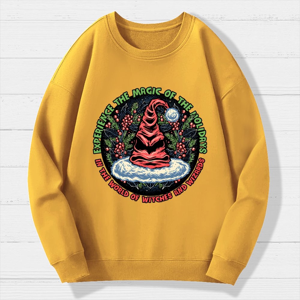 Magic of the Holidays Geek Cotton Sweatshirt