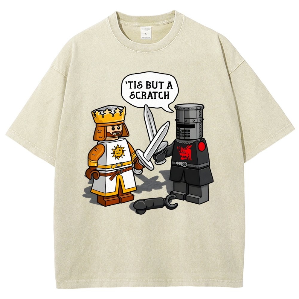 King Vs Knight Vintage Distressed T-shirt