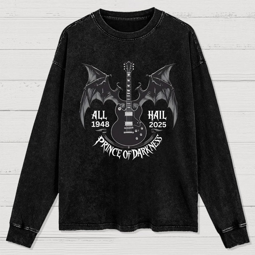 Prince of Darkness Washed Long Sleeve Tee