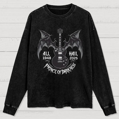 Prince of Darkness Washed Long Sleeve Tee