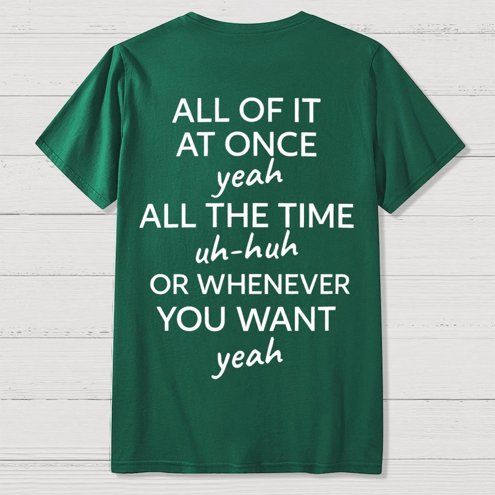 Do It Lady Front And Back Printing Geek T-Shirt