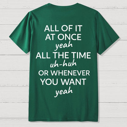 Do It Lady Front And Back Printing Geek T-Shirt