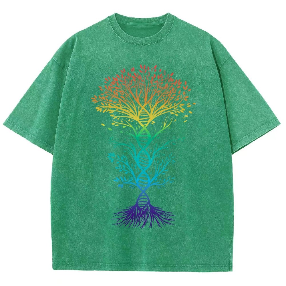 DNA Tree Of Life Science Vintage Distressed T-shirt