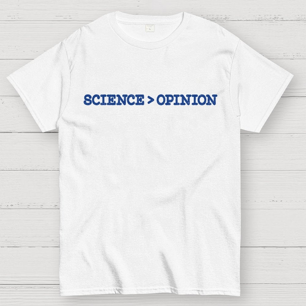 Science vs Opinion Geek T-Shirt