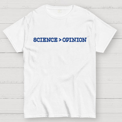 Science vs Opinion Geek T-Shirt