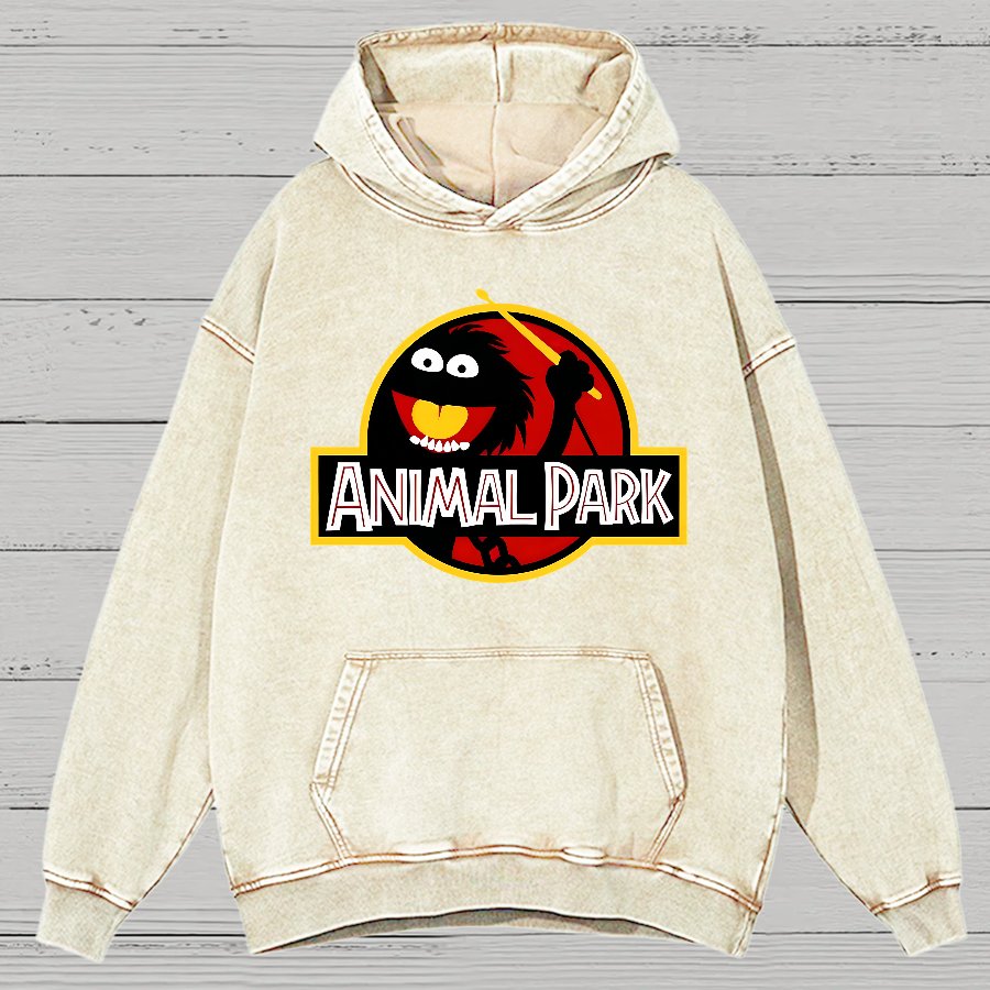 Animal Park Vintage Distressed Hoodie