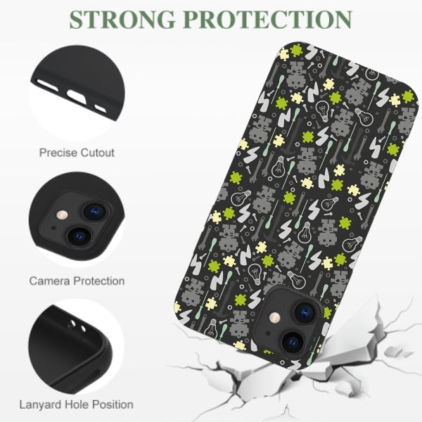 Space Planet Stick Figure Phone Cases