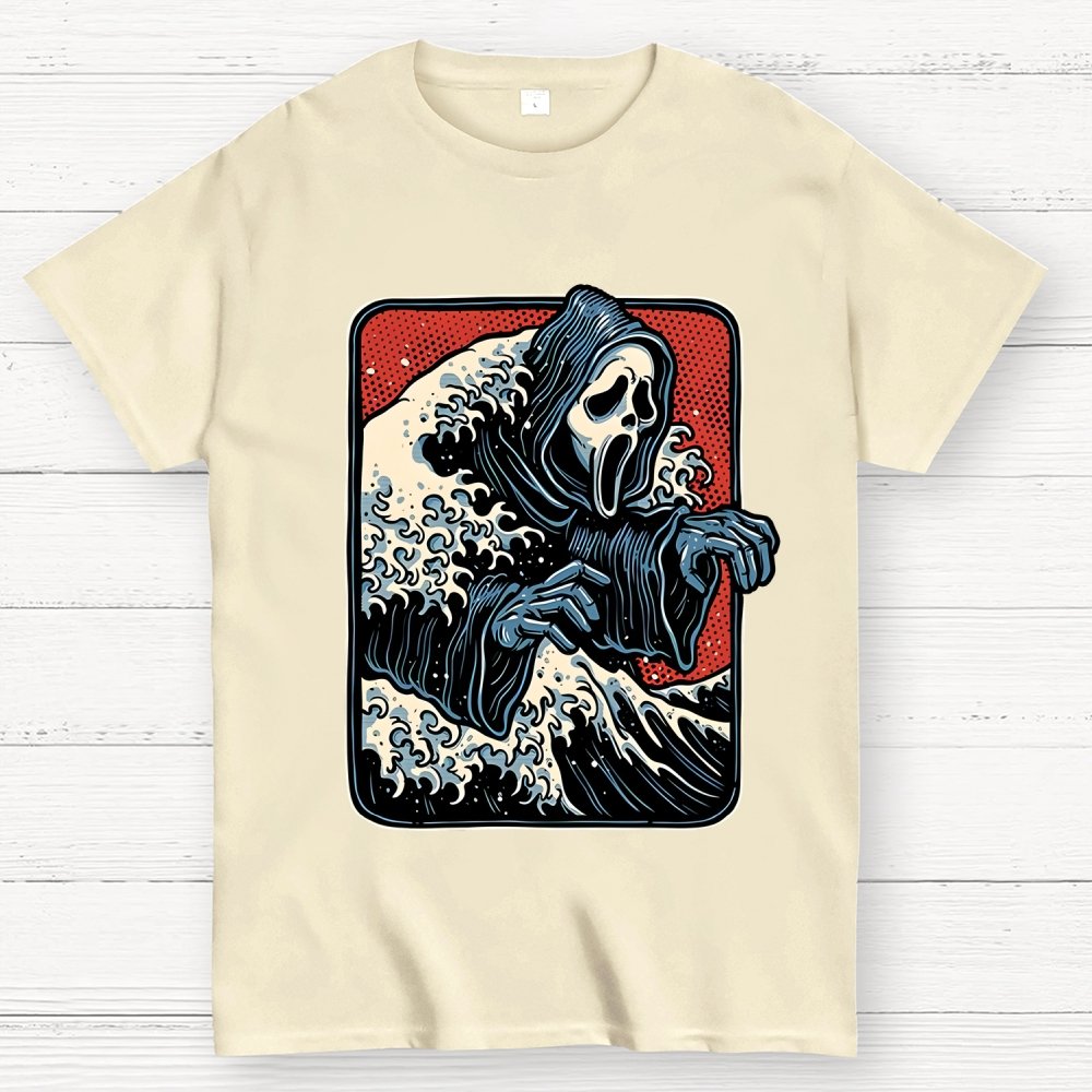 Ghost Wave Unisex Geek T-Shirt