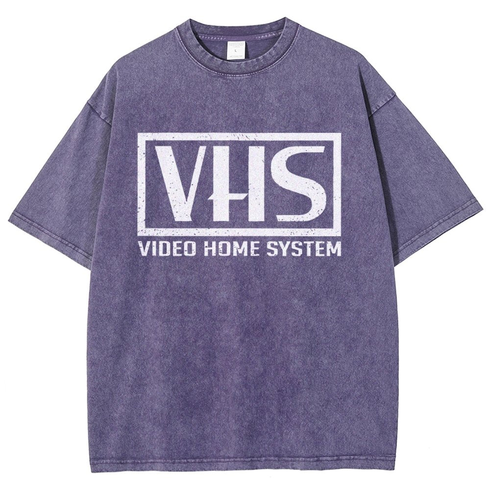 Video Home System Vintage Distressed T-shirt