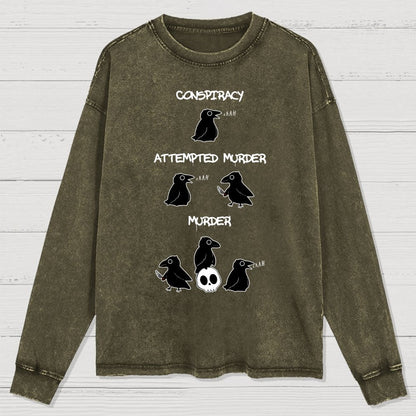 From Conspiracy To Murder Washed Long Sleeve Tee