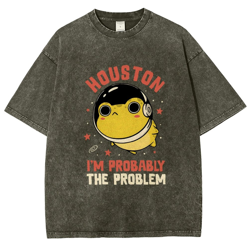 Houston Im Probably The Problem Vintage Distressed T-shirt