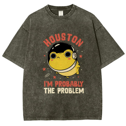 Houston Im Probably The Problem Vintage Distressed T-shirt