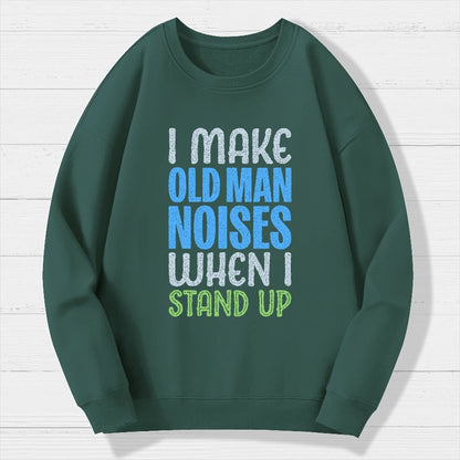 Old Man Noises Geek Cotton Sweatshirt