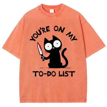You're On My To-Do List Vintage Distressed T-shirt