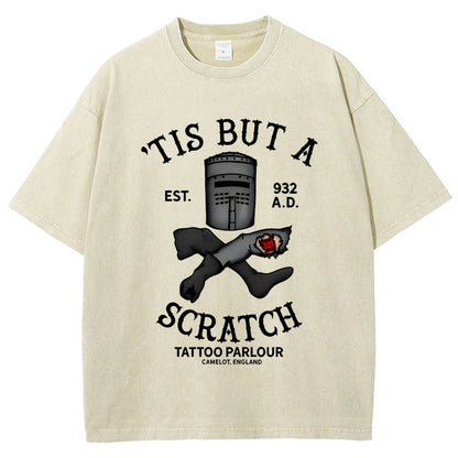 TIS BUT A SCRATCH Vintage Distressed T-shirt