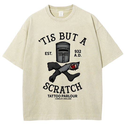 TIS BUT A SCRATCH Vintage Distressed T-shirt