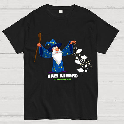AWS Wizard , Sysadmin Geek T-Shirt