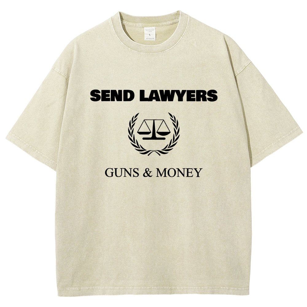 Send Lawyers Guns And Money Vintage Distressed T-shirt