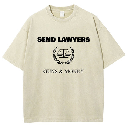 Send Lawyers Guns And Money Vintage Distressed T-shirt