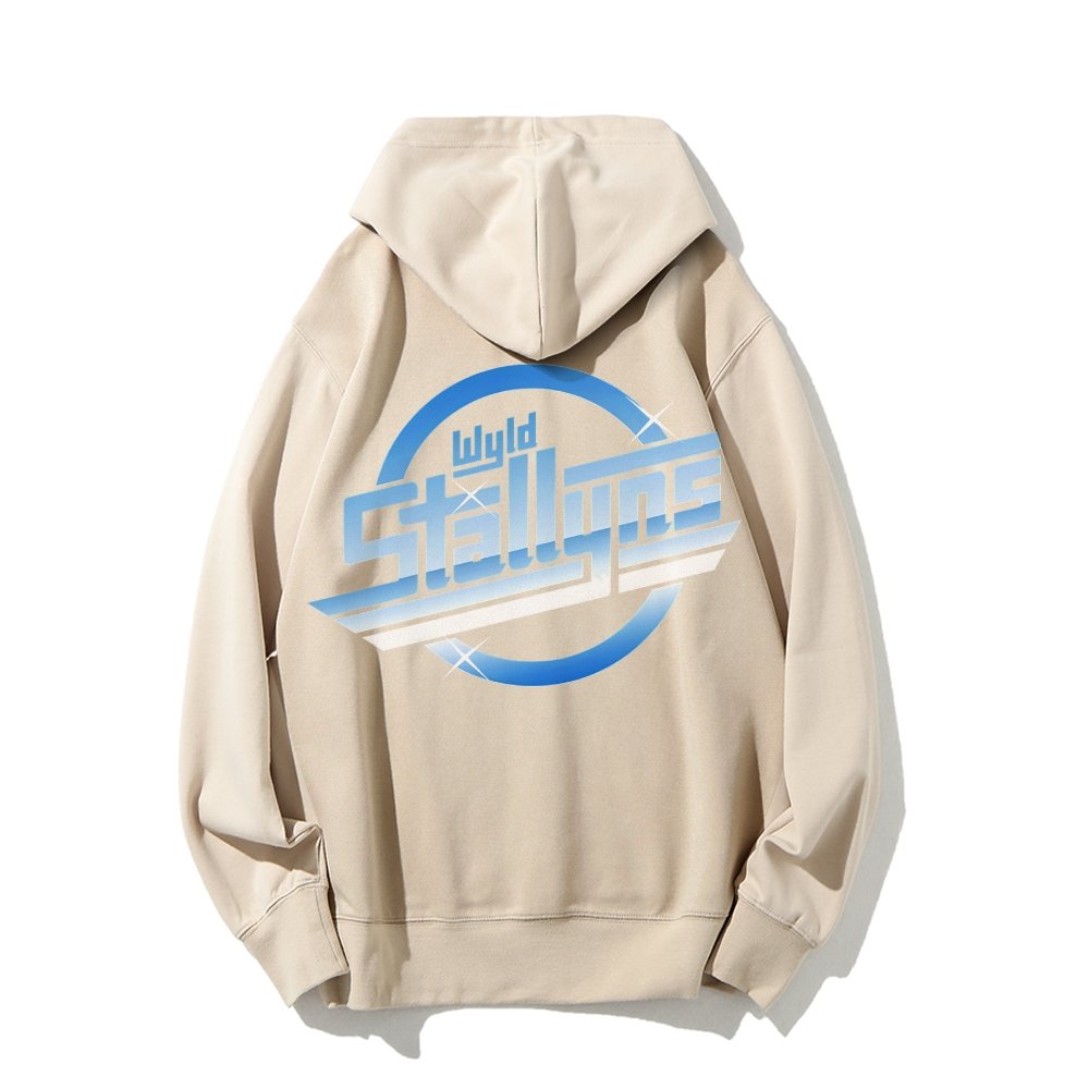 Wyld Stroke Printed Back Unisex Cotton Hoodie