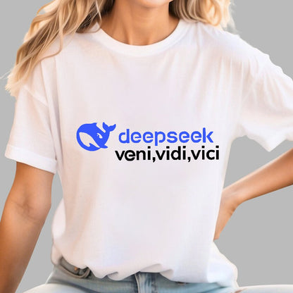 Deepseek R1 Graphic Geek T-Shirt
