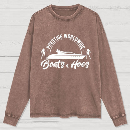 Boats 'n Hoes Washed Long Sleeve Tee