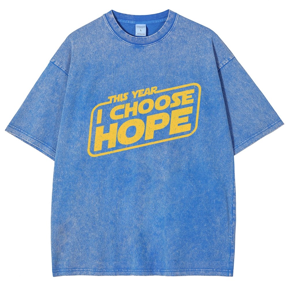 I Choose Hope Vintage Distressed T-shirt