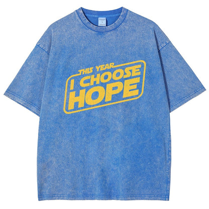 I Choose Hope Vintage Distressed T-shirt