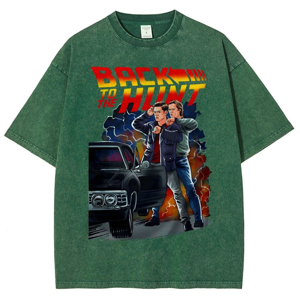 Back To The Hunt Vintage Distressed T-shirt