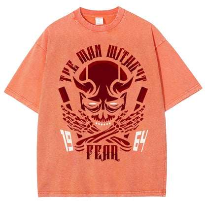 Devil Skull Vintage Distressed T-shirt