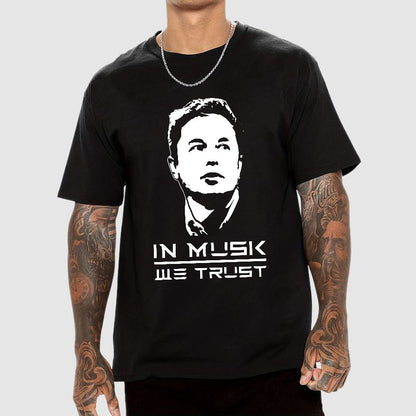 We Trust Geek Rocket Space Force Mars Moon Alien Science Nerdy T-Shirt