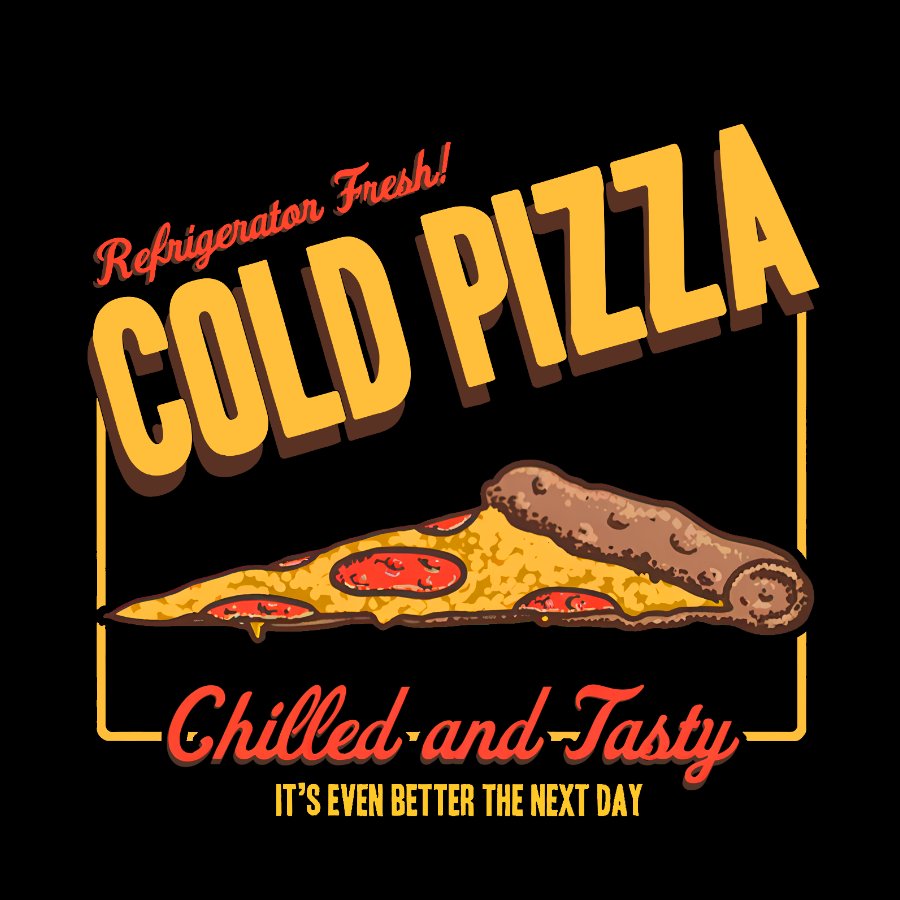 Cold Pizza Geek T-Shirt