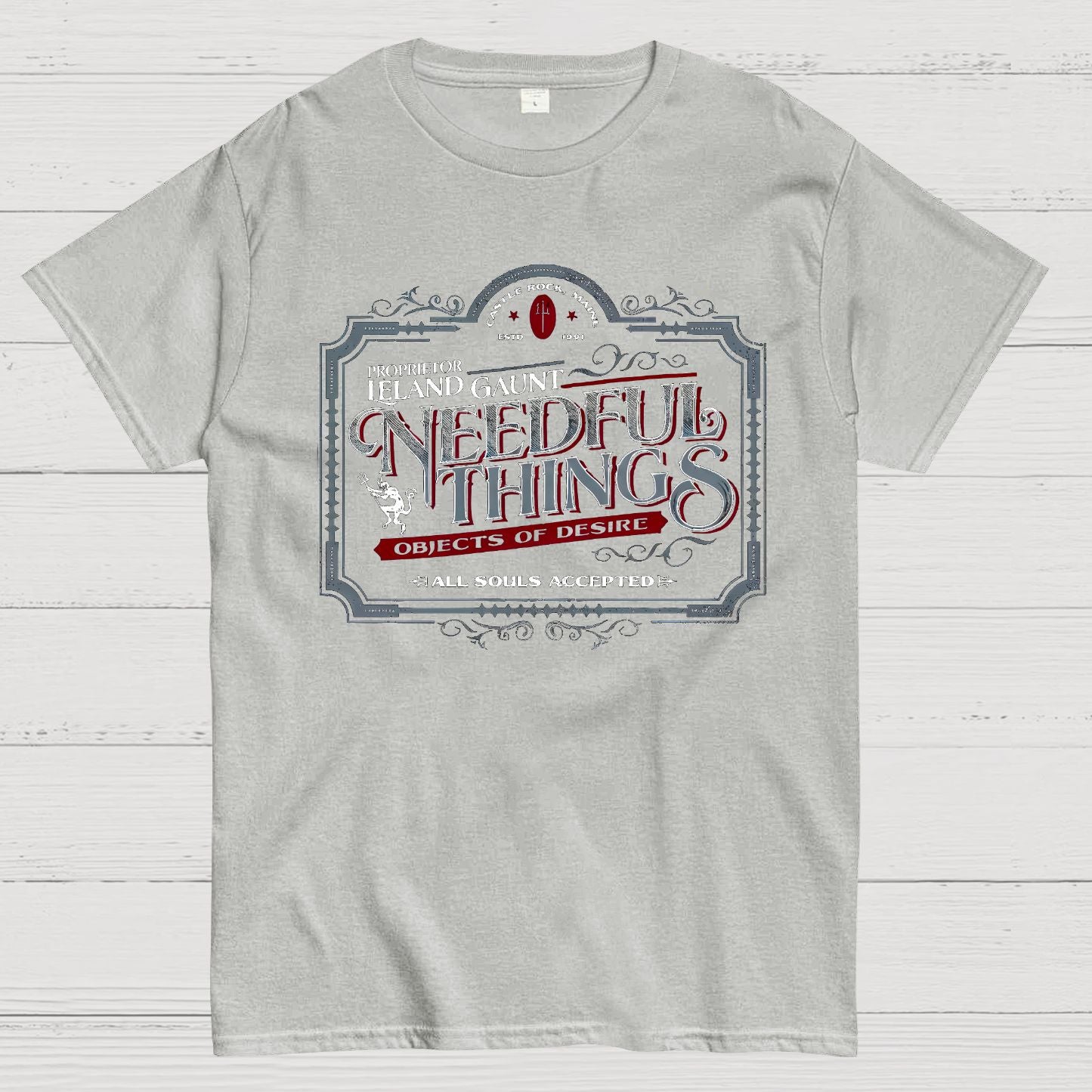 Needful Things Gothic Horror Graphic Geeky T-Shirt
