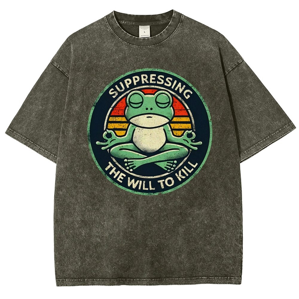 Suppressing The Will To Kill Vintage Distressed T-shirt