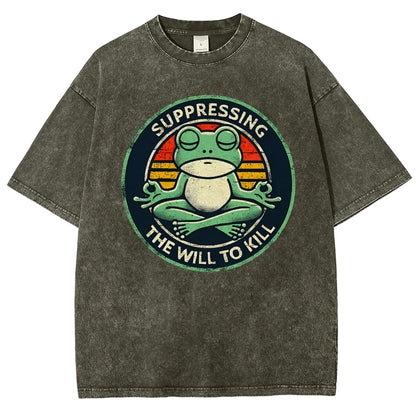 Suppressing The Will To Kill Vintage Distressed T-shirt
