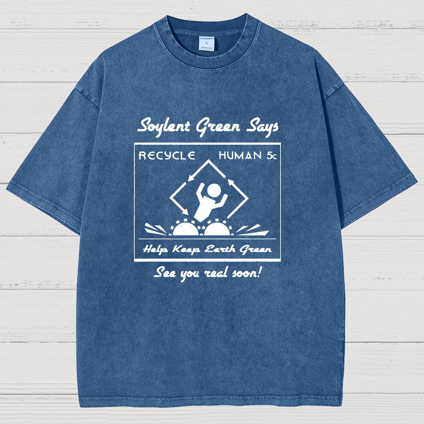 Soylent Green Vintage Distressed T-shirt