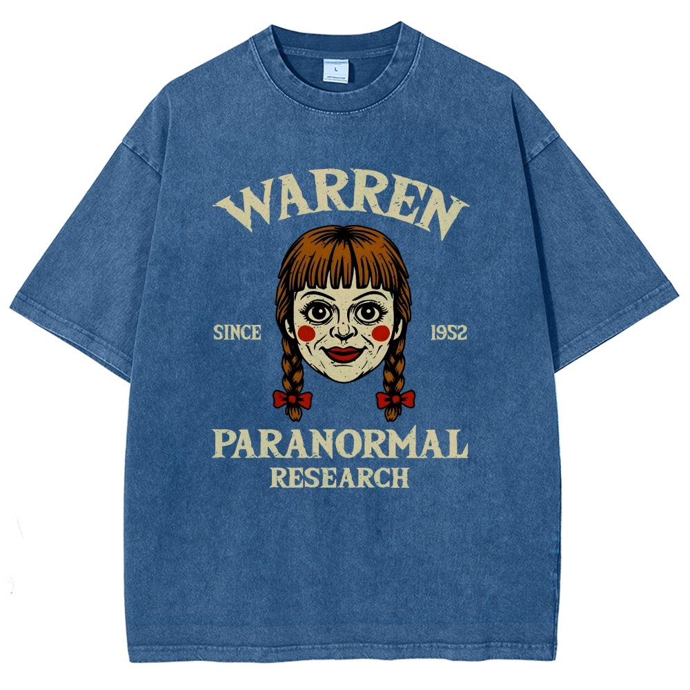 Warren Paranormal Research Vintage Distressed T-shirt