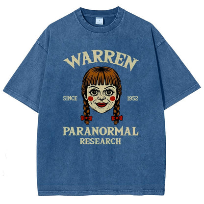 Warren Paranormal Research Vintage Distressed T-shirt